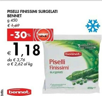 Bennet Bennet Piselli Finissimi Surgelati offerta