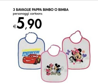 Bennet 3 Bavaglie Pappa Bimbo O Bimba offerta