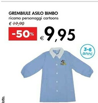 Bennet Grembiule Asilo Bimbo offerta