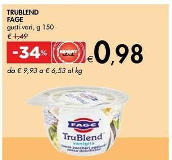 Bennet Fage Yogurt Greco offerta