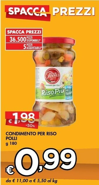 Bennet Polli Condimento Per Riso offerta