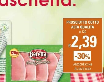 Basko Beretta Prosciutto cotto offerta