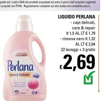 Basko Perlana Detersivo lavatrice offerta