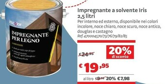 Iris Impregnante A Solvente