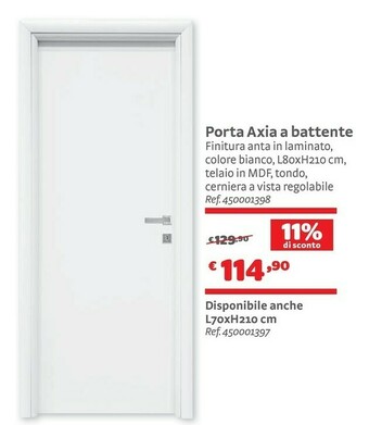 Bricocenter Porta Axia A Battente offerta