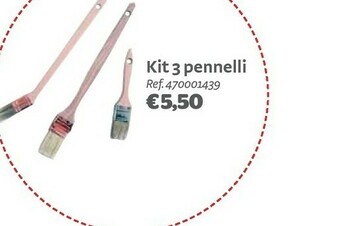 Bricocenter Kit 3 Pennelli offerta