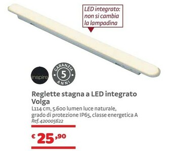 Bricocenter Reglette Stagna A Led Integrato offerta