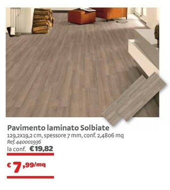 Bricocenter Pavimento Laminato Solbiate offerta