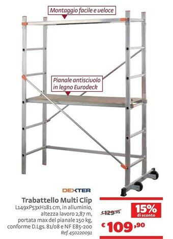 Bricocenter Trabattello Multi Clip offerta