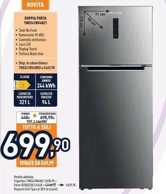 Unieuro Electroline TME541NV4KE1 offerta