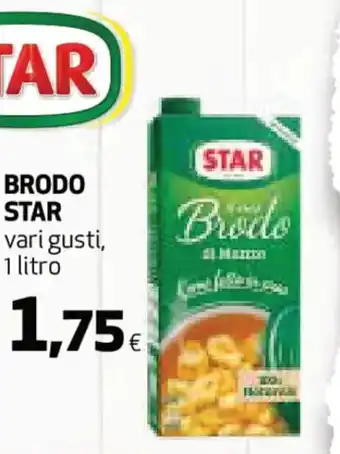 Coop Star Brodo 1 litro offerta