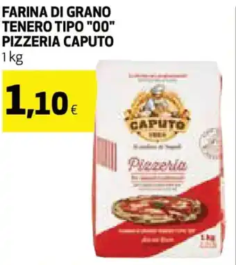Coop Caputo Farina di Grano Tenero Tipo "00" Pizzeria 1 kg offerta