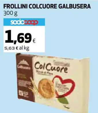 Coop Galbusera Frollini Colcuore 300 g offerta
