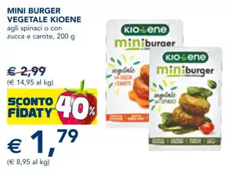 Kioene Mini Burger Vegetale 200 g