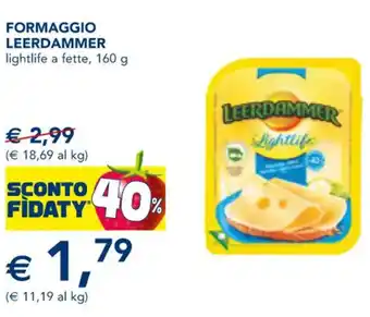 Esselunga Leerdammer Formaggio 160 g offerta