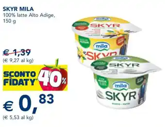 Esselunga mila Skyr 150 g offerta