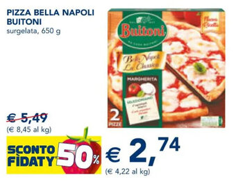 Esselunga Buitoni Pizza Bella Napoli 650 g offerta