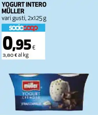 Coop Müller Yogurt Intero 2x125 g offerta