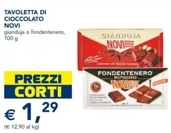 Esselunga Novi Tavoletta di Cioccolato 100 g offerta