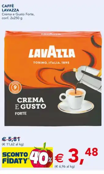 Esselunga Caffè Lavazza 2 x 250 g offerta