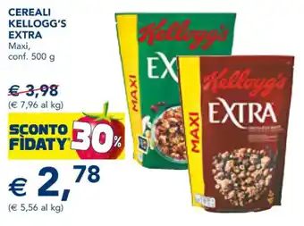 Esselunga Kellogg's Cereali Extra 500 g offerta