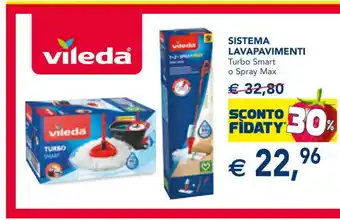 Esselunga Sistema Lavapavimenti Turbo Smart o Spray Max offerta