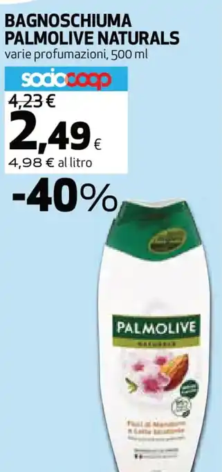 Coop Palmolive Naturals Bagnoschiuma 500 ml offerta