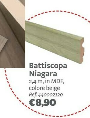 Bricocenter Battiscopa Niagara offerta