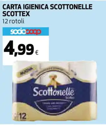 Coop Scottex Scottonelle Carta Igienica 12 rotoli offerta