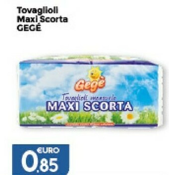 Gegè Tovaglioli Maxi Scorta