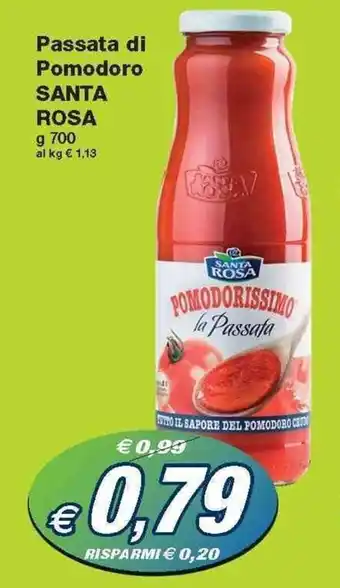 Prix Quality Santa Rosa Passata di Pomodoro 700 g offerta