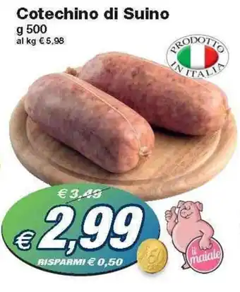 Prix Quality Cotechino di Suino 500 g offerta