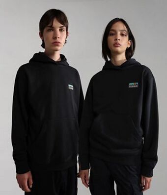Napapijri Felpa con cappuccio freestyle offerta