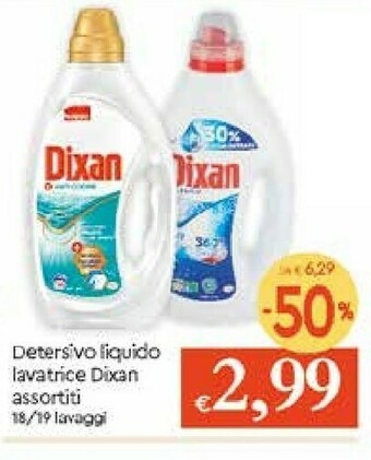 Galassia Dixan Detersivo lavatrice offerta