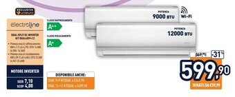 Unieuro Electroline Dual Split DUAL4099+12 offerta