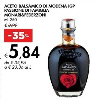 Bennet Monari Federzoni - Aceto Balsamico Di Modena 250 G(ml) offerta