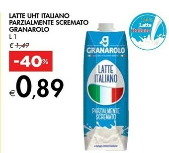 Bennet Granarolo Latte Fresco Parzialmente Scremato offerta