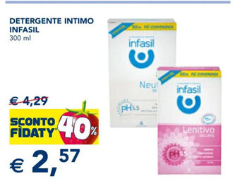 Esselunga Infasil Detergente Intimo 300 ml offerta