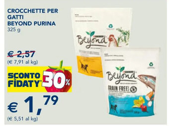 Esselunga Crocchette Per Gatti Beyond Purina 325 g offerta