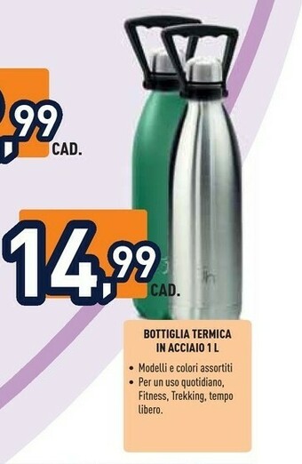 Unieuro Joia Home Bottiglia Termica In Acciaio 1 L offerta