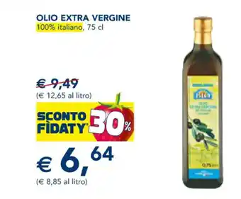 Esselunga Olio Extra Vergine 100% italiano, 75 cl offerta