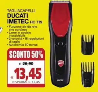 Il Gigante Tagliacapelli ducati imetec offerta