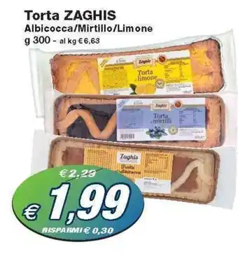 Prix Quality Zaghis Torta 300 g offerta