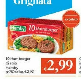 Galassia Hamby Hamburger offerta