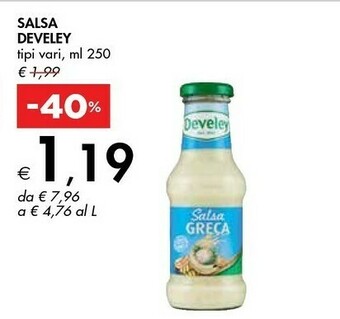 Bennet Develey Salsa Greca 250 G(ml) offerta