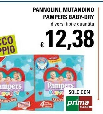 Basko Pampers Baby Dry offerta