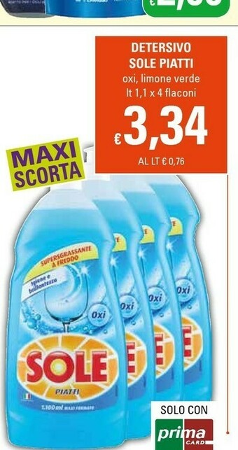 Basko Sole Detersivo piatti offerta