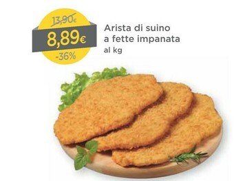 DPiù Dpiu Arista Di Suino A Fette Impanata offerta
