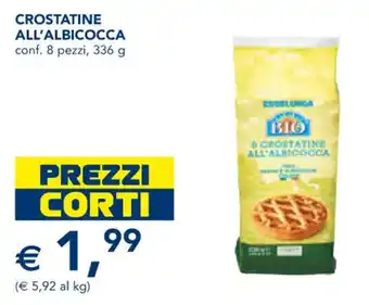 Esselunga Crostatine All'Albicocca Conf. 8 Pezzi 336 g offerta