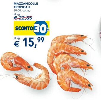 Esselunga Mazzancolle Tropicali 30-50 Cotte offerta